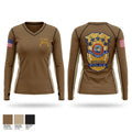 977 MP CO Women's Long Sleeve V-neck Shirt - 1