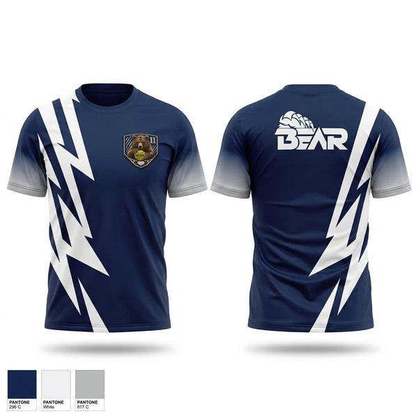Soft Poly Tee Cotton Like Feel, The Bear, Softball, Teamtime, Team time, sublimation, custom sports apparel, team uniforms, spirit wear, spiritwear, sports uniforms, custom shirts, team store, custom team store, fundraiser sports, apparel fundraiser