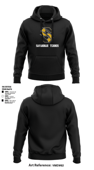 Hoodie, Savannah High School Tennis, Tennis, Teamtime, Team time, sublimation, custom sports apparel, team uniforms, spirit wear, spiritwear, sports uniforms, custom shirts, team store, custom team store, fundraiser sports, apparel fundraiser