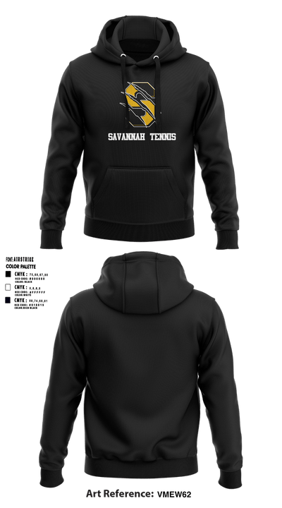 Savannah High School Tennis 14787407 Hoodie - 1