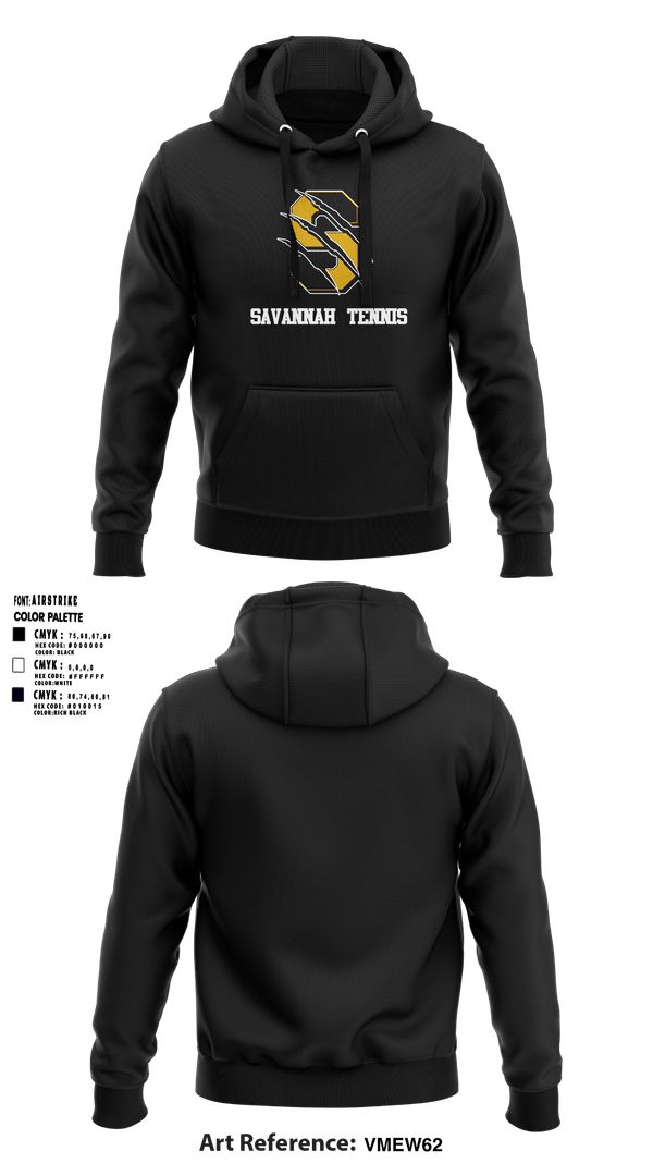 Hoodie, Savannah High School Tennis, Tennis, Teamtime, Team time, sublimation, custom sports apparel, team uniforms, spirit wear, spiritwear, sports uniforms, custom shirts, team store, custom team store, fundraiser sports, apparel fundraiser
