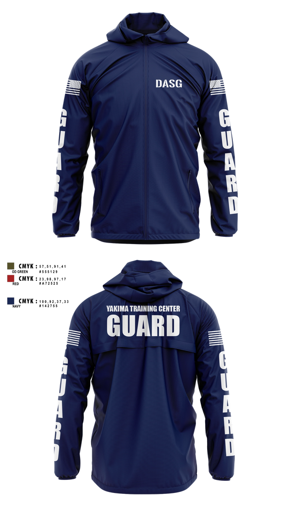 Windbreaker, Yakima Training Center Police Department, Police, Teamtime, Team time, sublimation, custom sports apparel, team uniforms, spirit wear, spiritwear, sports uniforms, custom shirts, team store, custom team store, fundraiser sports, apparel fundraiser