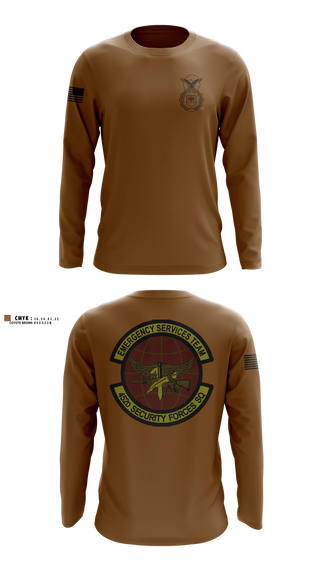 Long Sleeve Performance Shirt, 452d Security Forces Squadron, Air Force, Teamtime, Team time, sublimation, custom sports apparel, team uniforms, spirit wear, spiritwear, sports uniforms, custom shirts, team store, custom team store, fundraiser sports, apparel fundraiser