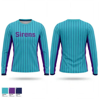 Long Sleeve Performance Shirt, Sirens, Softball, Teamtime, Team time, sublimation, custom sports apparel, team uniforms, spirit wear, spiritwear, sports uniforms, custom shirts, team store, custom team store, fundraiser sports, apparel fundraiser