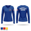 DANSVILLE EMS Women's Long Sleeve V-neck Shirt - 1