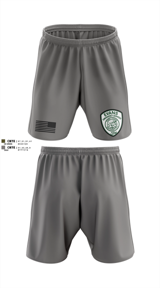 Athletic Shorts With Pockets, Evans Emergency Services, Fire Department, Teamtime, Team time, sublimation, custom sports apparel, team uniforms, spirit wear, spiritwear, sports uniforms, custom shirts, team store, custom team store, fundraiser sports, apparel fundraiser