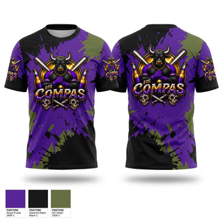 Short Sleeve Performance Shirt, Los Compas, Softball, Teamtime, Team time, sublimation, custom sports apparel, team uniforms, spirit wear, spiritwear, sports uniforms, custom shirts, team store, custom team store, fundraiser sports, apparel fundraiser
