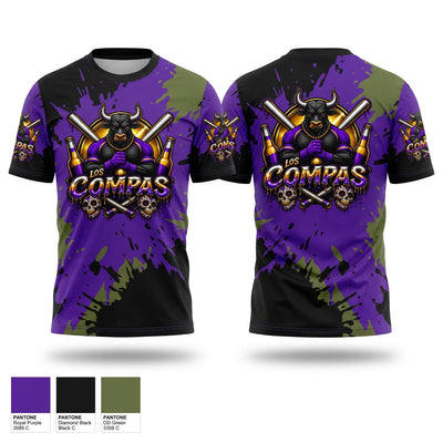 Los Compas Short Sleeve Performance Shirt - 1