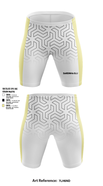 SardinhaBJJ 24971560 Men's Compression Shorts - 1