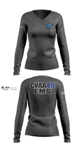 Coudersport Ems Women's Long Sleeve V-neck Shirt - 7