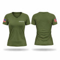 Meriwether county sheriff’s office K-9 unit Women's Short Sleeve V-neck Shirt - 1