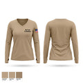 We Train To Maintain Women's Long Sleeve V-neck Shirt - 1