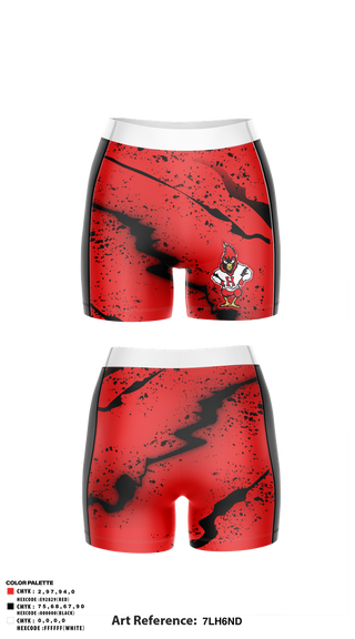 Track Shorts, Harvard Cardinals Volleyball, Women's Volleyball, Teamtime, Team time, sublimation, custom sports apparel, team uniforms, spirit wear, spiritwear, sports uniforms, custom shirts, team store, custom team store, fundraiser sports, apparel fundraiser