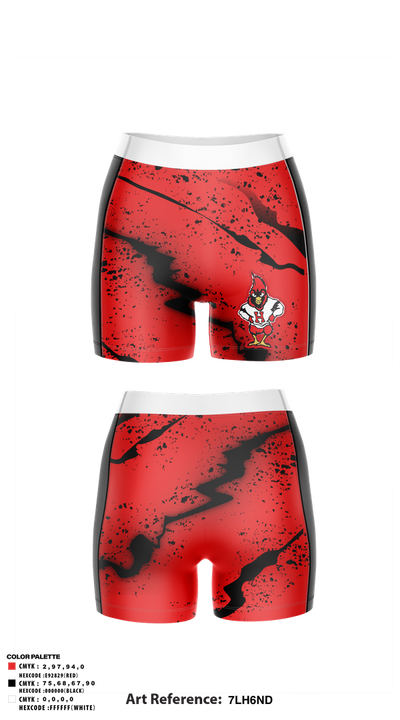 Harvard Cardinals Volleyball 7177262 Track Shorts - 1