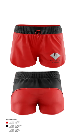 Womens Shorts, Pro-Lux Tile & Stone, , Teamtime, Team time, sublimation, custom sports apparel, team uniforms, spirit wear, spiritwear, sports uniforms, custom shirts, team store, custom team store, fundraiser sports, apparel fundraiser