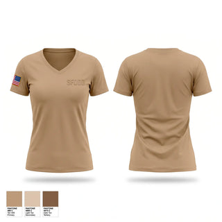 Womens Short Sleeve Vneck Shirt, 5th & Shady1st SFOD-D, Men's Lacrosse, Teamtime, Team time, sublimation, custom sports apparel, team uniforms, spirit wear, spiritwear, sports uniforms, custom shirts, team store, custom team store, fundraiser sports, apparel fundraiser