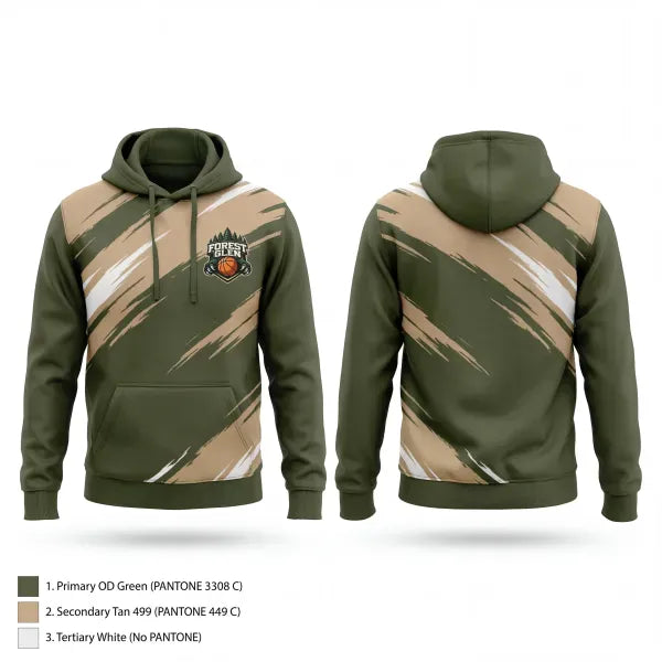 Hoodie, Forest Glen, Men's Basketball, Teamtime, Team time, sublimation, custom sports apparel, team uniforms, spirit wear, spiritwear, sports uniforms, custom shirts, team store, custom team store, fundraiser sports, apparel fundraiser