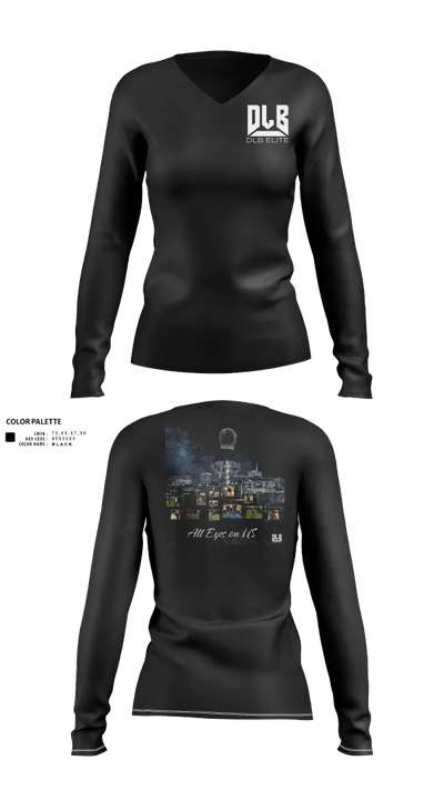 DLB Elite 88273166 Women's Long Sleeve V-neck Shirt - 12