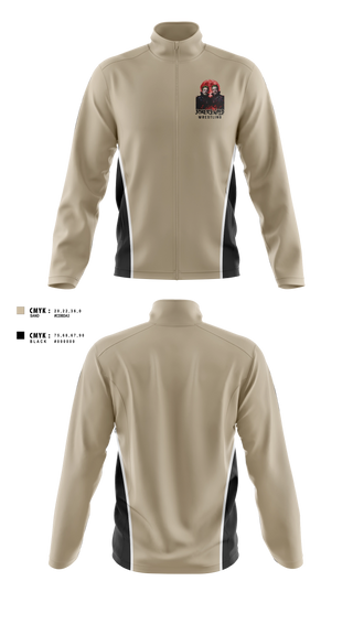 Fleece Jacket, JOKERS WILD, Wrestling, Teamtime, Team time, sublimation, custom sports apparel, team uniforms, spirit wear, spiritwear, sports uniforms, custom shirts, team store, custom team store, fundraiser sports, apparel fundraiser