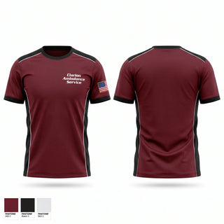 Short Sleeve Performance Shirt, Clarion Ambulance Service, EMS/EMT, Teamtime, Team time, sublimation, custom sports apparel, team uniforms, spirit wear, spiritwear, sports uniforms, custom shirts, team store, custom team store, fundraiser sports, apparel fundraiser