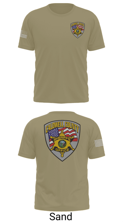 Caldwell County Sheriff's Office 64628956 Old School Cotton Feel Shirt - 86