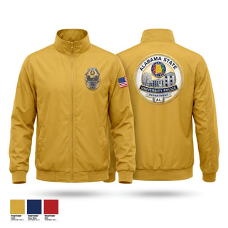 Windbreaker, Alabama State University Police Department, Police, Teamtime, Team time, sublimation, custom sports apparel, team uniforms, spirit wear, spiritwear, sports uniforms, custom shirts, team store, custom team store, fundraiser sports, apparel fundraiser