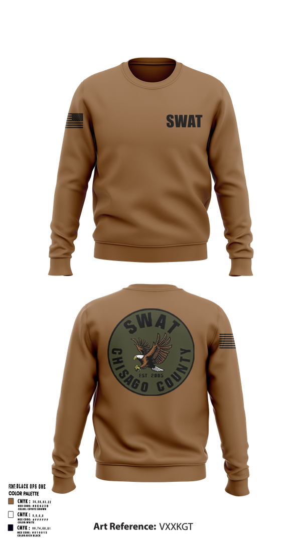 Crew Neck Sweatshirt, Chisago County ERU, Police, Teamtime, Team time, sublimation, custom sports apparel, team uniforms, spirit wear, spiritwear, sports uniforms, custom shirts, team store, custom team store, fundraiser sports, apparel fundraiser