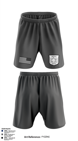 Athletic Shorts With Pockets, Swatara K9, Police, Teamtime, Team time, sublimation, custom sports apparel, team uniforms, spirit wear, spiritwear, sports uniforms, custom shirts, team store, custom team store, fundraiser sports, apparel fundraiser
