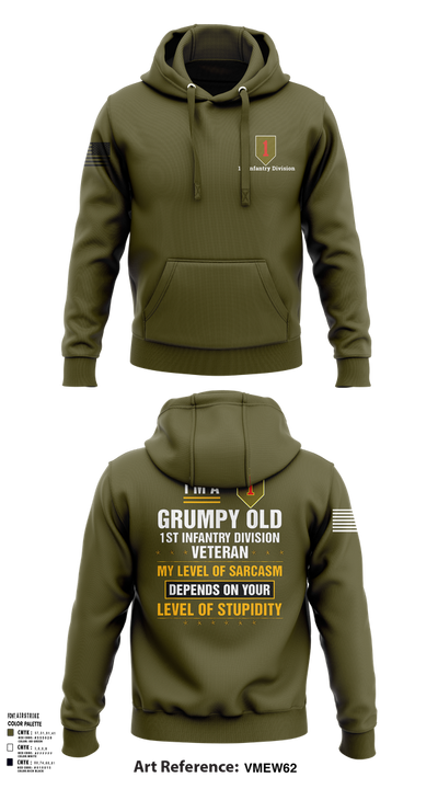 1st Infantry Division 23102862 Hoodie - 21