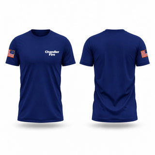 Old School Cotton Feel Shirt, Chandler Fire, Fire Department, Teamtime, Team time, sublimation, custom sports apparel, team uniforms, spirit wear, spiritwear, sports uniforms, custom shirts, team store, custom team store, fundraiser sports, apparel fundraiser