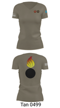 RTS-M FT. HOOD 77686881 Women's Short Sleeve V-neck Shirt - 68
