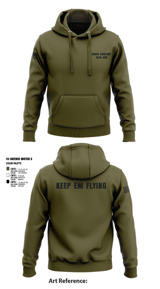 Hoodie, Bravo company 46th ASB, , Teamtime, Team time, sublimation, custom sports apparel, team uniforms, spirit wear, spiritwear, sports uniforms, custom shirts, team store, custom team store, fundraiser sports, apparel fundraiser