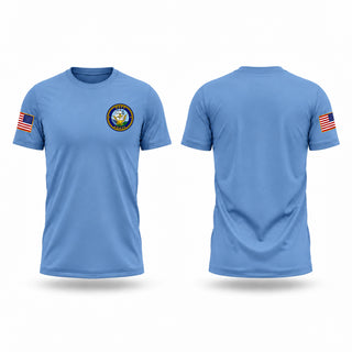 Short Sleeve Performance Shirt, Riverhead NJROTC, Navy, Teamtime, Team time, sublimation, custom sports apparel, team uniforms, spirit wear, spiritwear, sports uniforms, custom shirts, team store, custom team store, fundraiser sports, apparel fundraiser
