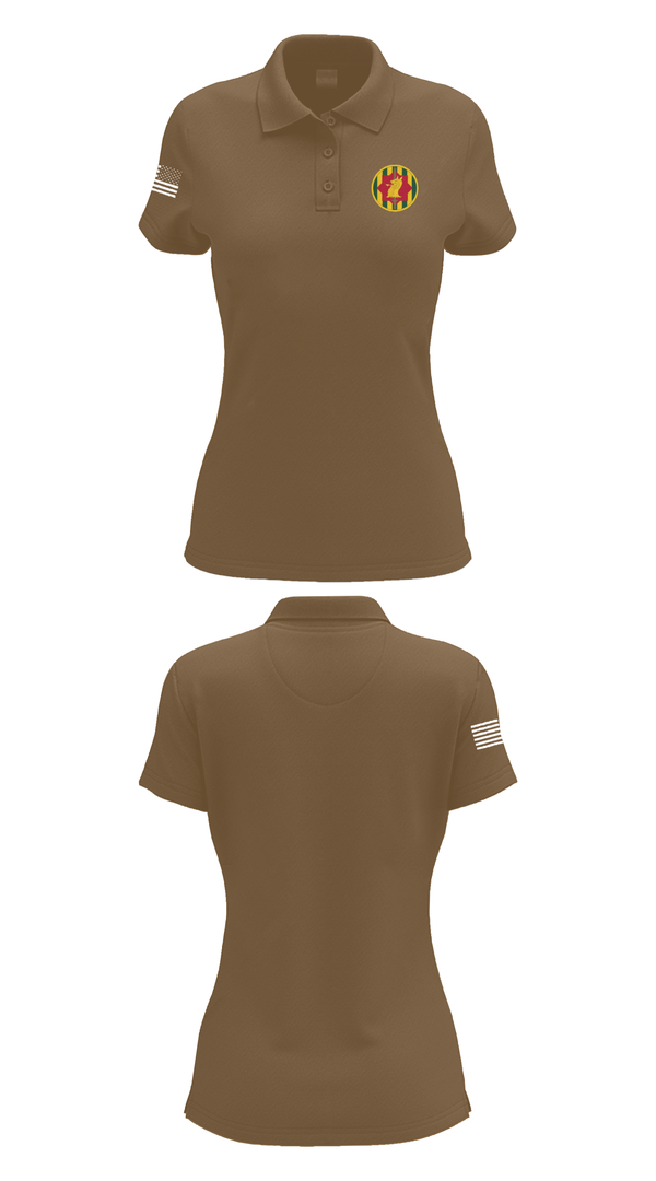Womens Short Sleeve Performance Polo, 89th military police brigade, , Teamtime, Team time, sublimation, custom sports apparel, team uniforms, spirit wear, spiritwear, sports uniforms, custom shirts, team store, custom team store, fundraiser sports, apparel fundraiser