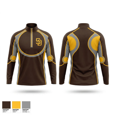 Padres Quarter Zip Jacket - 1
