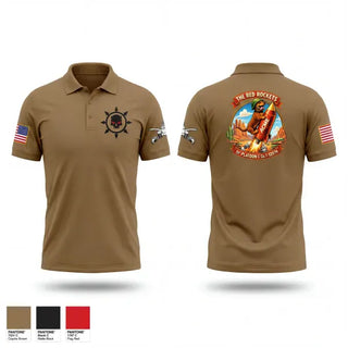 Short Sleeve Performance Polo, C. Co. HQ PLT, Army, Teamtime, Team time, sublimation, custom sports apparel, team uniforms, spirit wear, spiritwear, sports uniforms, custom shirts, team store, custom team store, fundraiser sports, apparel fundraiser
