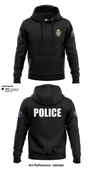 Hoodie, Farmersville Police, Police, Teamtime, Team time, sublimation, custom sports apparel, team uniforms, spirit wear, spiritwear, sports uniforms, custom shirts, team store, custom team store, fundraiser sports, apparel fundraiser