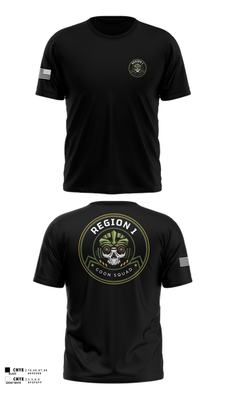 Old School Cotton Feel Shirt, Region 1, Police, Teamtime, Team time, sublimation, custom sports apparel, team uniforms, spirit wear, spiritwear, sports uniforms, custom shirts, team store, custom team store, fundraiser sports, apparel fundraiser