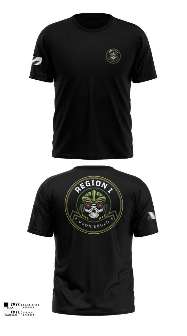 Short Sleeve Performance Shirt, Region 1, Police, Teamtime, Team time, sublimation, custom sports apparel, team uniforms, spirit wear, spiritwear, sports uniforms, custom shirts, team store, custom team store, fundraiser sports, apparel fundraiser