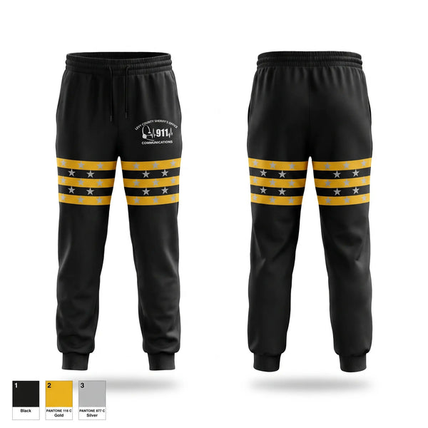 Sweatpants, LEVY COUNTY SHERIFF'S OFFICE 911 COMMUNICATIONS DIVISION, Police, Teamtime, Team time, sublimation, custom sports apparel, team uniforms, spirit wear, spiritwear, sports uniforms, custom shirts, team store, custom team store, fundraiser sports, apparel fundraiser