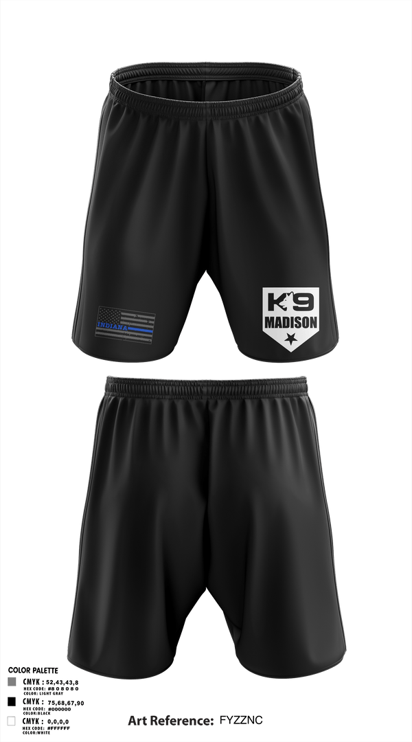 Athletic Shorts With Pockets, K-9, , Teamtime, Team time, sublimation, custom sports apparel, team uniforms, spirit wear, spiritwear, sports uniforms, custom shirts, team store, custom team store, fundraiser sports, apparel fundraiser