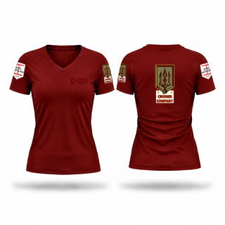 Womens Short Sleeve Vneck Shirt, Crusher Company, Army, Teamtime, Team time, sublimation, custom sports apparel, team uniforms, spirit wear, spiritwear, sports uniforms, custom shirts, team store, custom team store, fundraiser sports, apparel fundraiser
