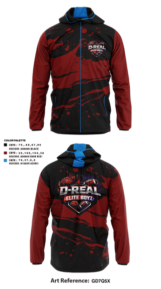 Windbreaker, D-real elite boyz, , Teamtime, Team time, sublimation, custom sports apparel, team uniforms, spirit wear, spiritwear, sports uniforms, custom shirts, team store, custom team store, fundraiser sports, apparel fundraiser