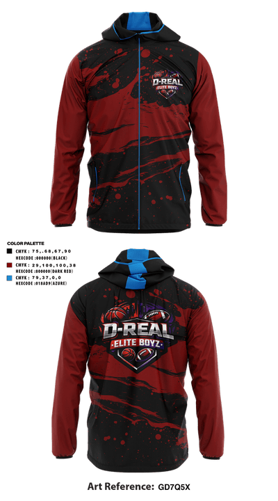 D-real elite boyz 47606971 Windbreaker - 1