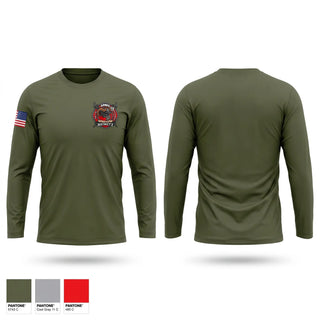 Long Sleeve Performance Shirt, Crawford CO District #2 Arma FD, Fire Department, Teamtime, Team time, sublimation, custom sports apparel, team uniforms, spirit wear, spiritwear, sports uniforms, custom shirts, team store, custom team store, fundraiser sports, apparel fundraiser
