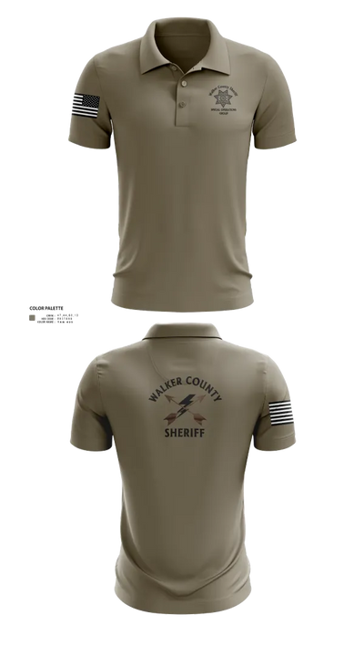 Walker County Sheriff SOG Team 13437344 Short Sleeve Performance Polo - 22