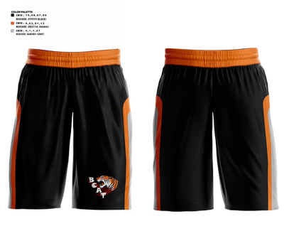 BCAT Tigers 96557940 Mens Basketball Shorts 100