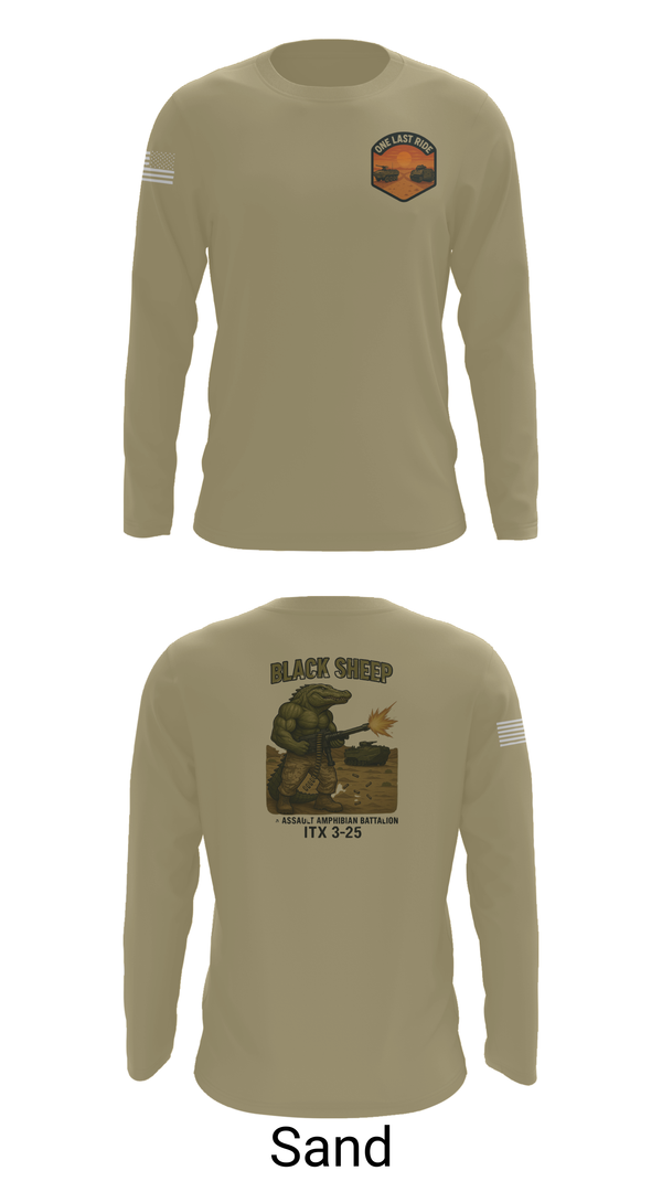 Long Sleeve Performance Shirt, 4th Assault Amphibian Battalion, Company B, , Teamtime, Team time, sublimation, custom sports apparel, team uniforms, spirit wear, spiritwear, sports uniforms, custom shirts, team store, custom team store, fundraiser sports, apparel fundraiser