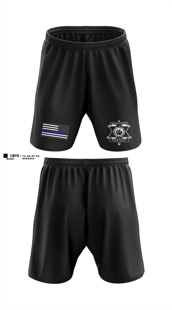 Athletic Shorts With Pockets, Albany County Sheriff, Police, Teamtime, Team time, sublimation, custom sports apparel, team uniforms, spirit wear, spiritwear, sports uniforms, custom shirts, team store, custom team store, fundraiser sports, apparel fundraiser