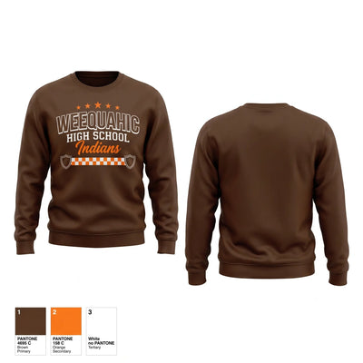 Weequahic Indians 76322154 Crew Neck Sweatshirt - 2
